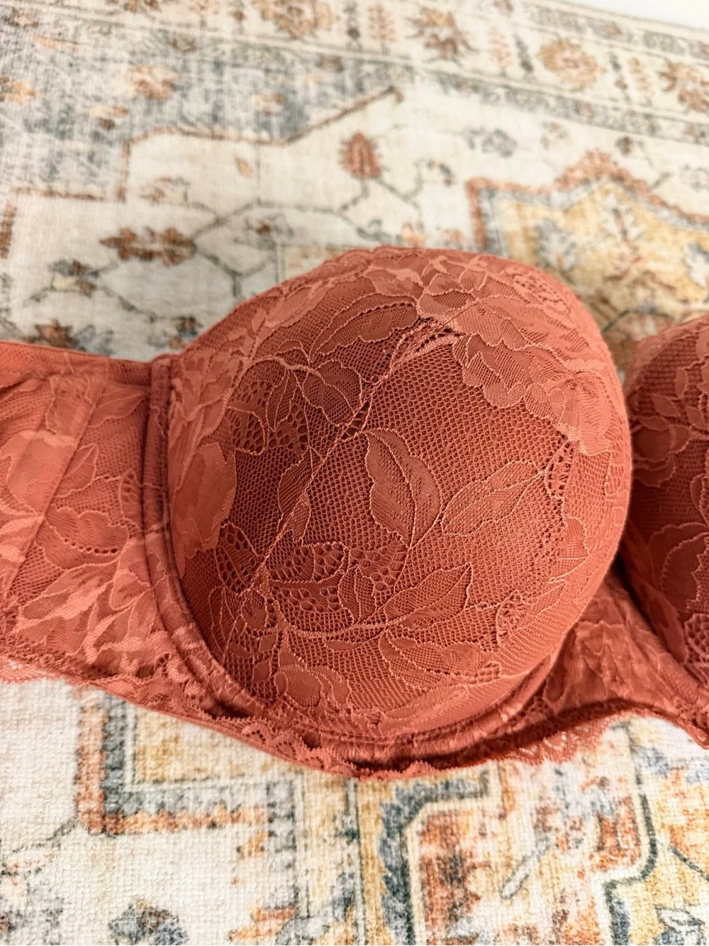 Torrid curve mauve strapless bra